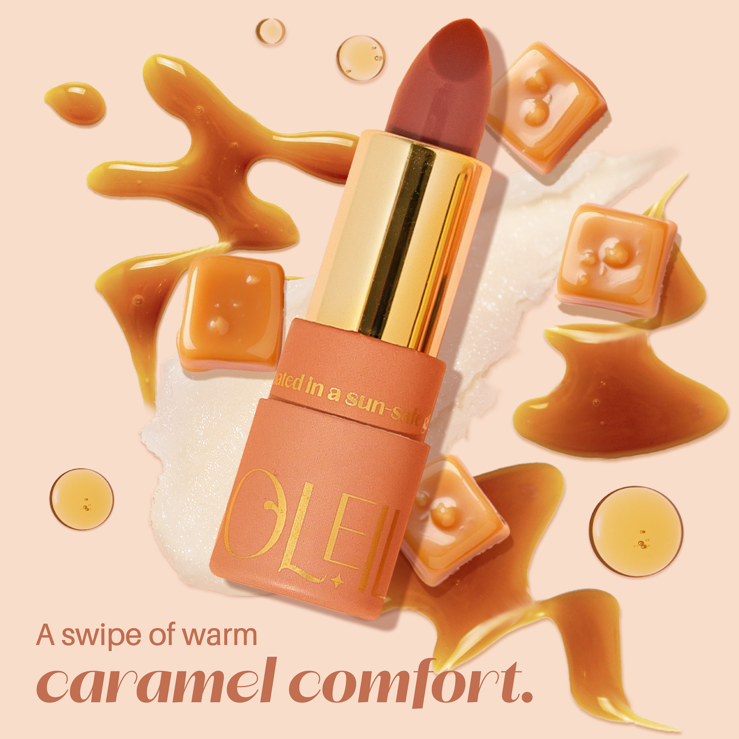 Caramel Drizzle Lip Peptide Balm SPF50+++