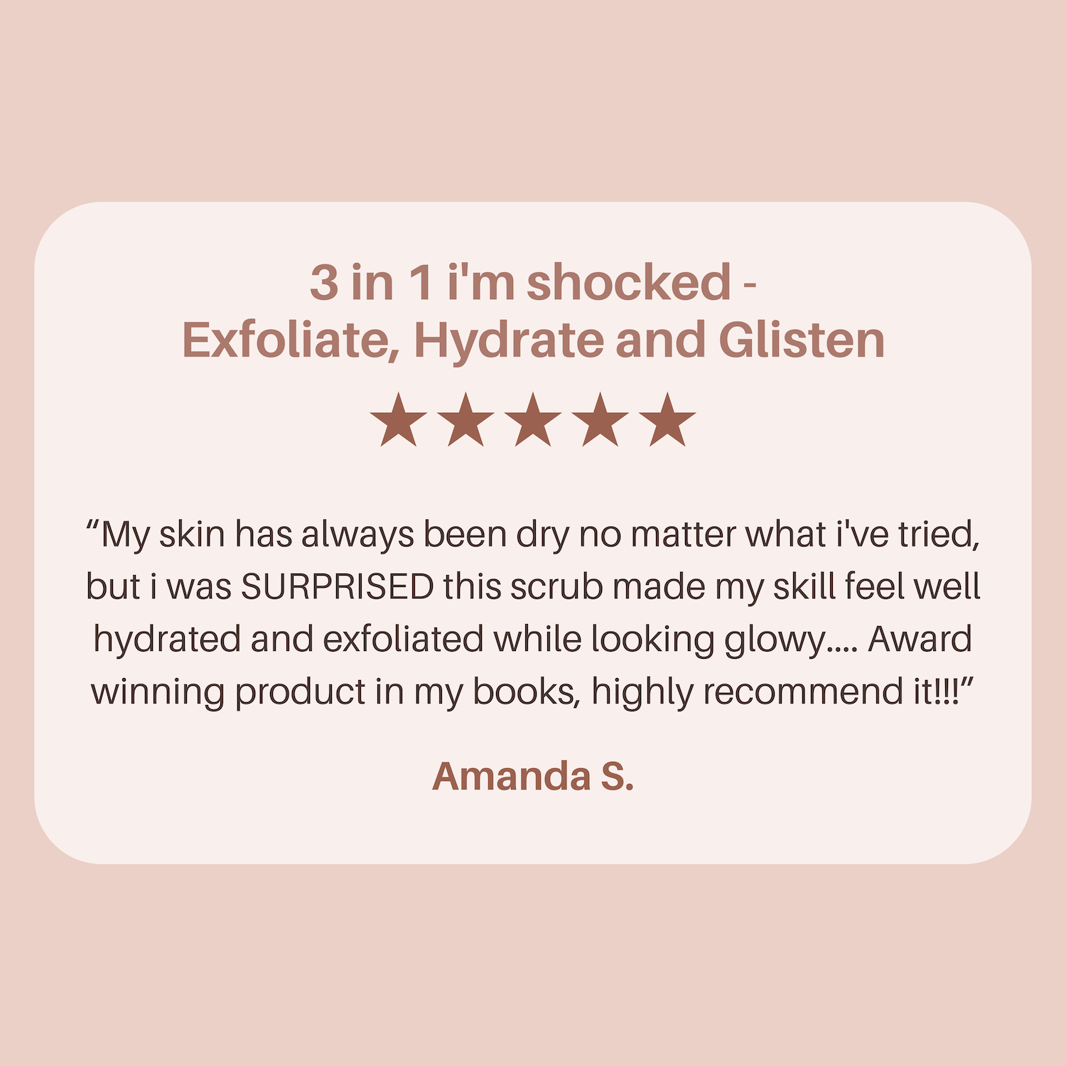 Glisten Shimmer Body Scrub