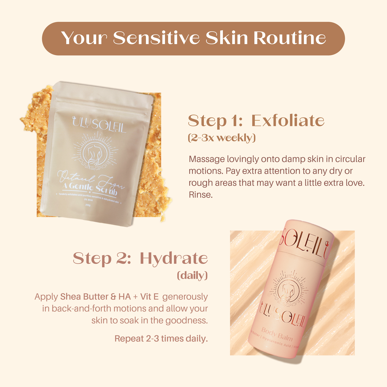 Oatmeal Sugar - A Gentle Scrub
