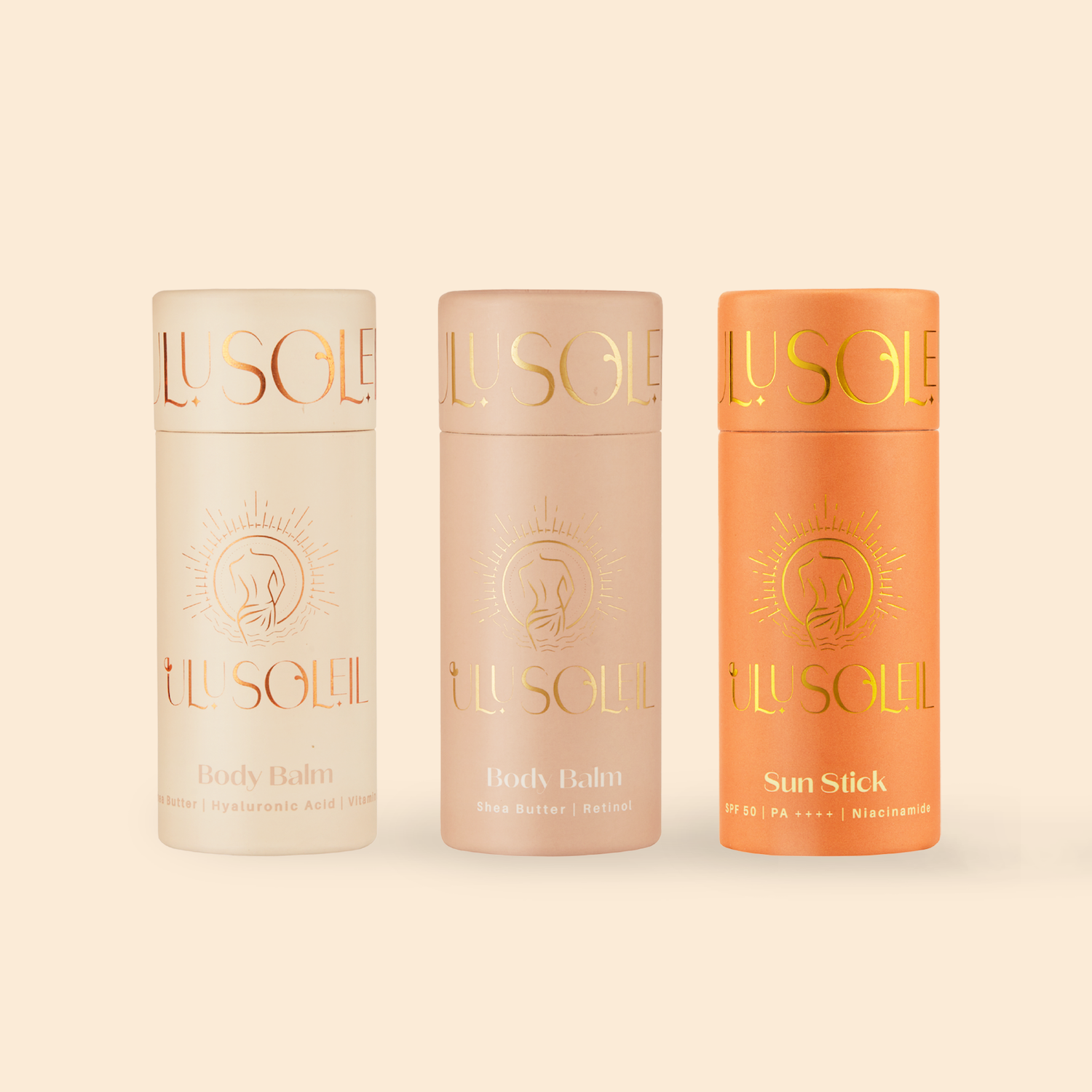 Stick Trio - HA, Retinol, Sun Stick