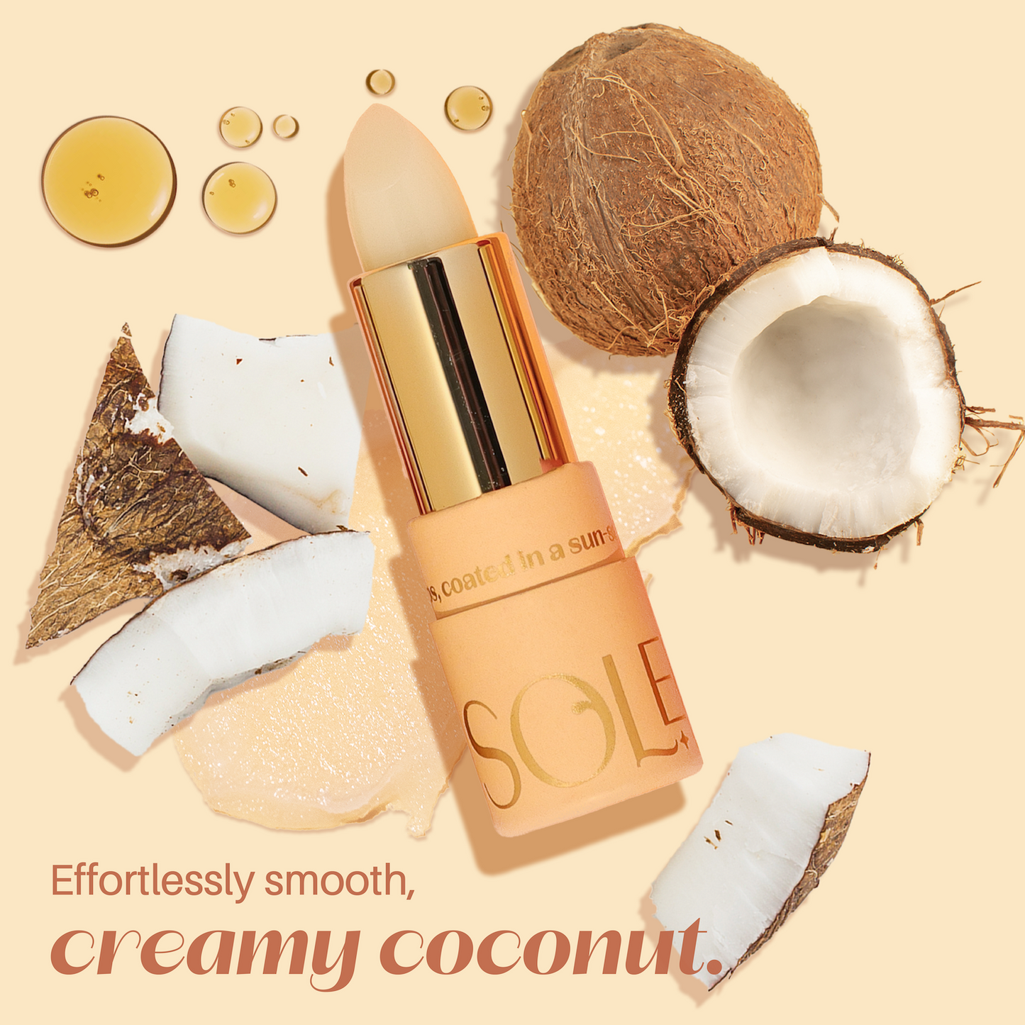 Coconut Dew Lip Peptide Balm SPF50+++