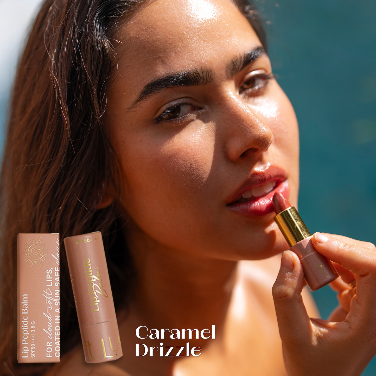 Caramel Drizzle Lip Peptide Balm SPF50+++