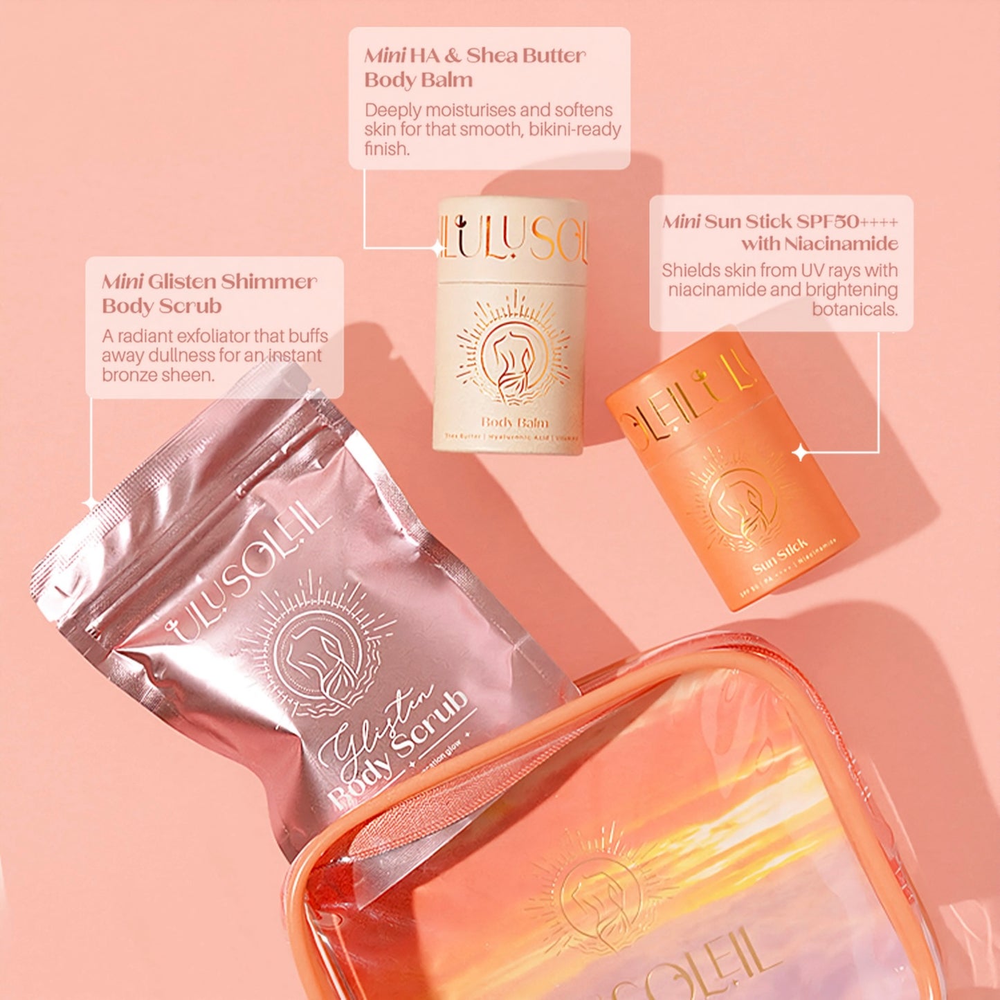 Glow Getter Jetsetter Trio
