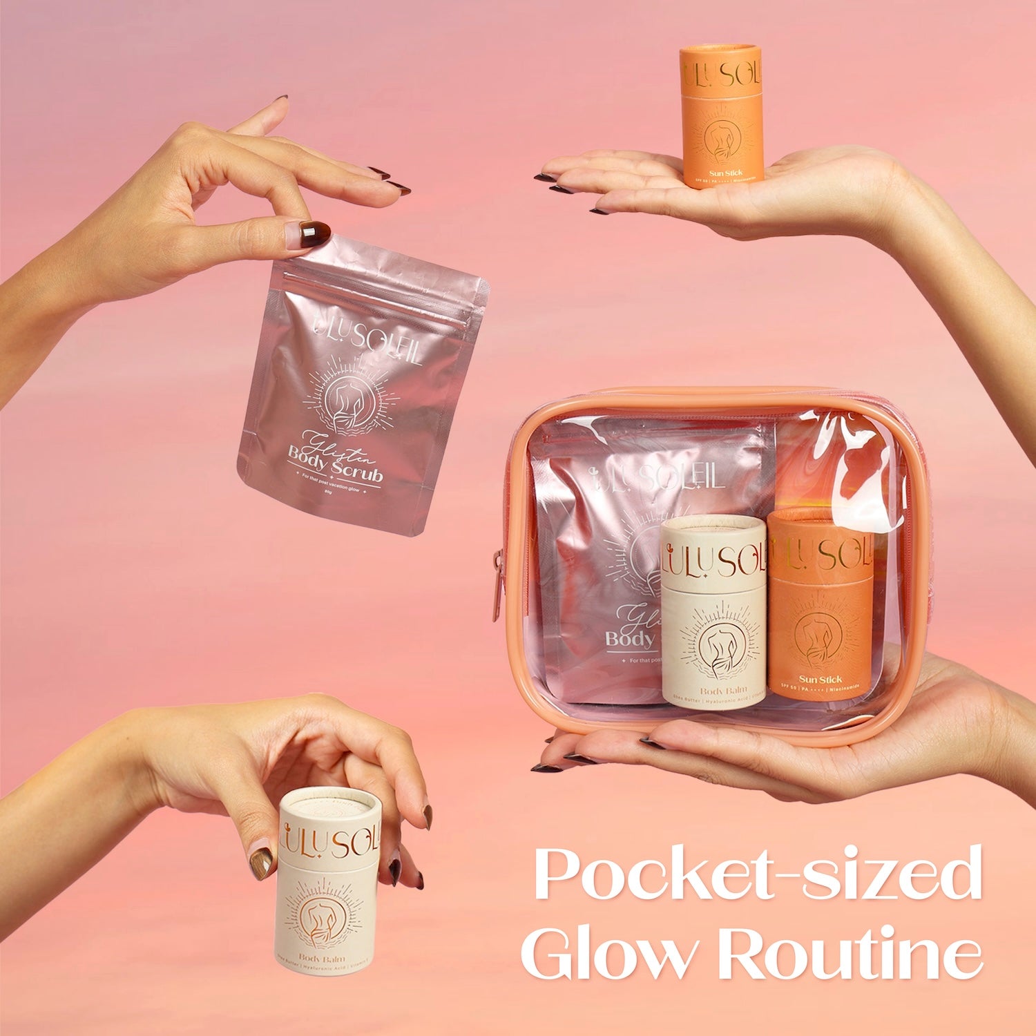 Glow Getter Jetsetter Trio