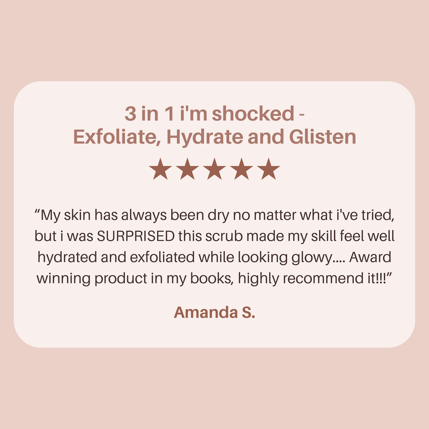 Glisten Shimmer Body Scrub
