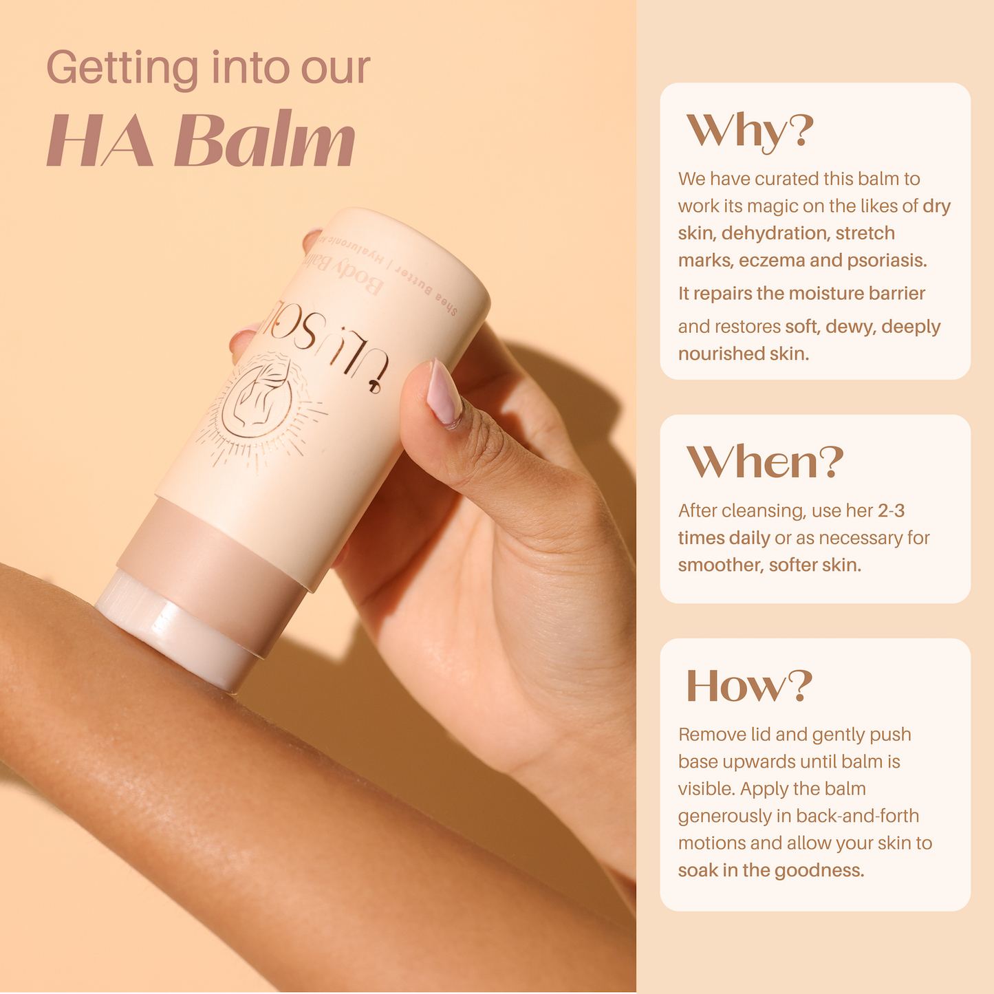Shea Butter & HA + Vit E Balm
