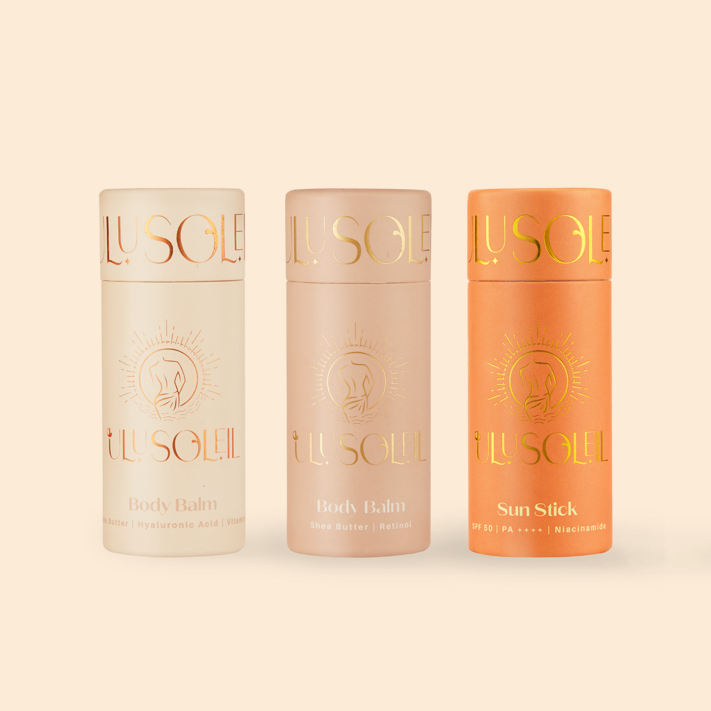 Stick Trio - HA, Retinol, Sun Stick